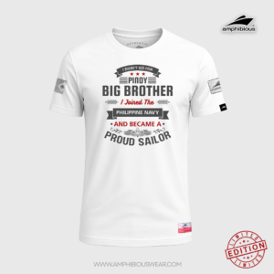 Amphibious | I Joined the Philippine Navy – Proud Sailor | Premium Cotton T-Shirt
