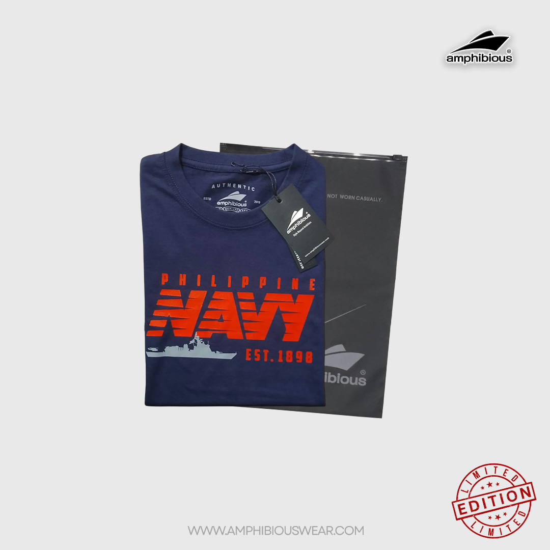 Amphibious | Philippine Navy Est. 1898 Ed.2 | Premium Cotton T-Shirt - Image 4